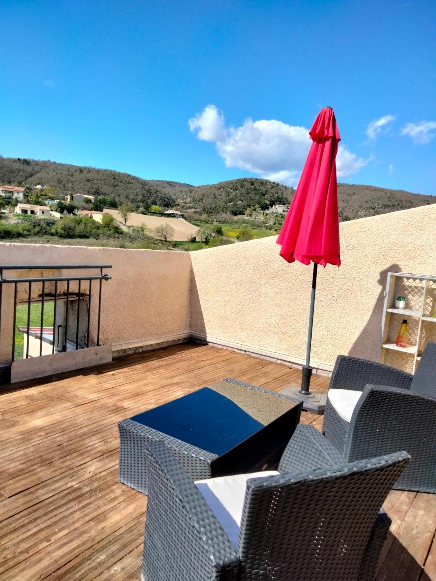 Chambre D'Hotes La Terrasse De Sabatas Chomérac Dış mekan fotoğraf