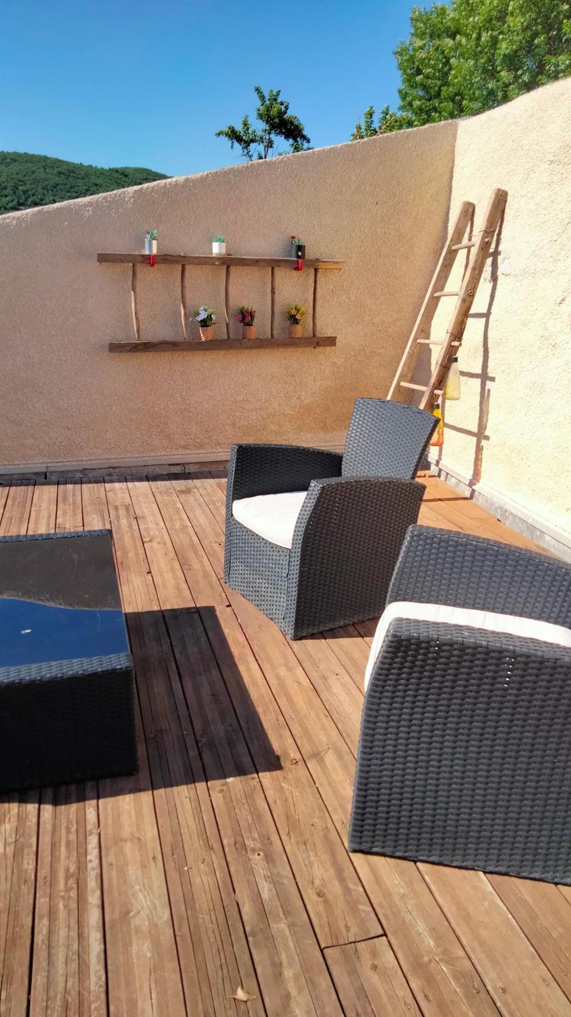 Chambre D'Hotes La Terrasse De Sabatas Chomérac Oda fotoğraf